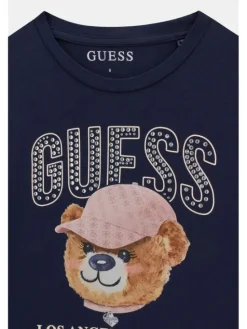Guess Kids Tank top 184848 Niebieski Classic Fit