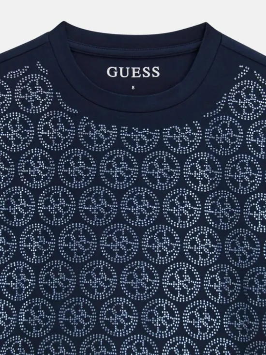 Guess Kids Tank top 183790 Niebieski Classic Fit