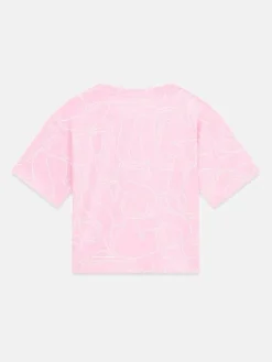 Guess Kids Tank top 183820 Różowy Classic Fit