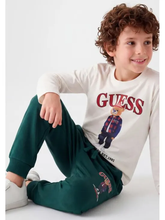 Guess Kids T-Shirt 184439 Biały Classic Fit