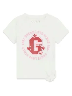 Guess Kids T-Shirt 183029 Biały Classic Fit