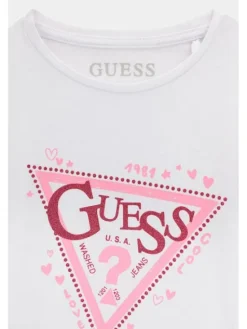 Guess Kids T-Shirt 184849 Biały Classic Fit