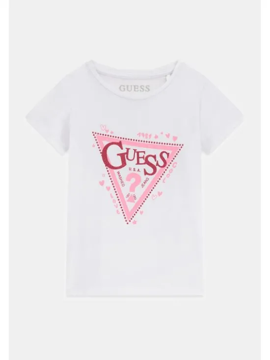 Guess Kids T-Shirt 184849 Biały Classic Fit