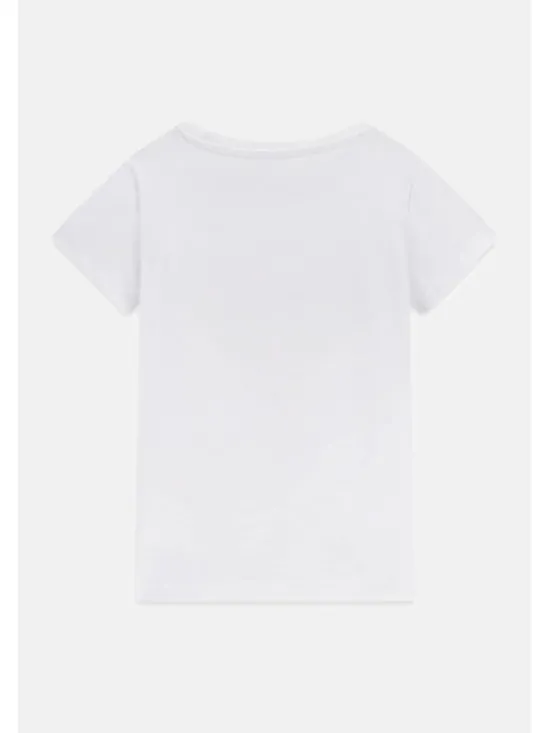 Guess Kids T-Shirt 184849 Biały Classic Fit