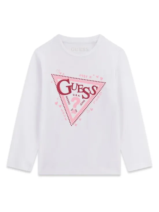 Guess Kids T-Shirt 183028 Biały Classic Fit