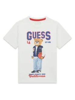 Guess Kids T-Shirt 183039 Biały Classic Fit