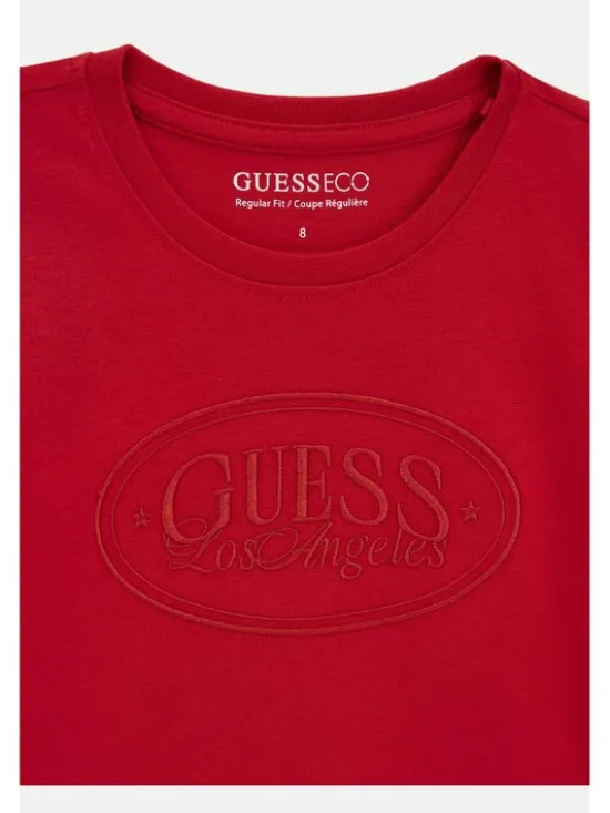 Guess Kids T-Shirt 184427 Czerwony Classic Fit