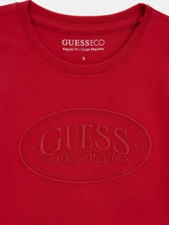 Guess Kids T-Shirt 184427 Czerwony Classic Fit