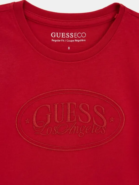Guess Kids T-Shirt 184427 Czerwony Classic Fit