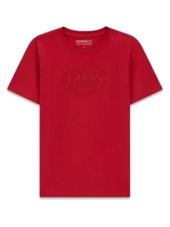 Guess Kids T-Shirt 184427 Czerwony Classic Fit