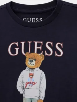 Guess Kids T-Shirt 183054 Niebieski Classic Fit