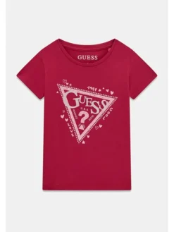 Guess Kids T-Shirt 184849 Różowy Classic Fit