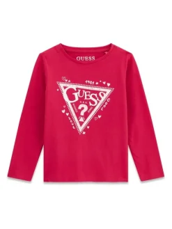 Guess Kids T-Shirt 183028 Różowy Classic Fit