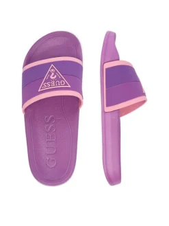 Guess Klapki CEOWB-K250040(DZ) Fioletowy