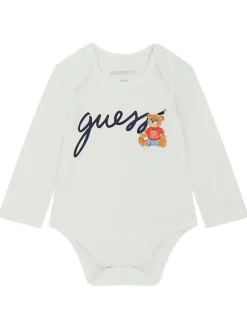 Guess Komplet bluza, body i spodnie dresowe H6YG09 K4135 Granatowy Regular Fit