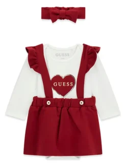Guess Komplet body i spódnica S6BG09 K6007 Kolorowy Regular Fit