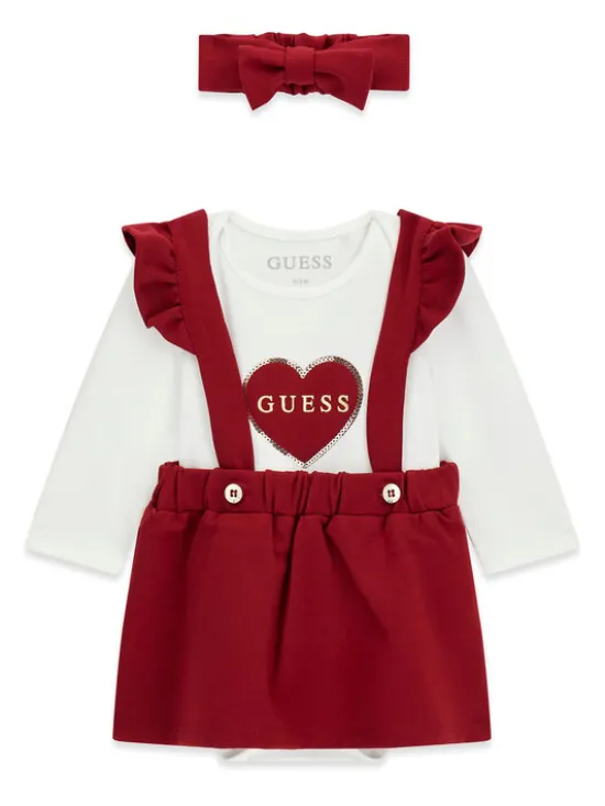 Guess Komplet body i spódnica S6BG09 K6007 Kolorowy Regular Fit