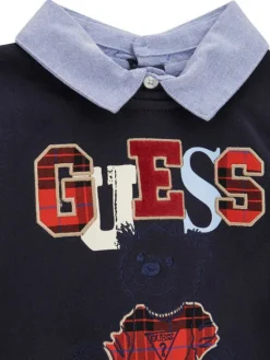 Guess Komplet dziecięcy N6BG01 K6105 Granatowy Regular Fit