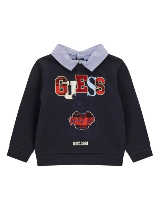 Guess Komplet dziecięcy N6BG01 K6105 Granatowy Regular Fit