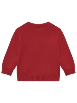 Guess Komplet sweter i spodnie materiałowe I5BG04 Z2BB0 Czerwony Regular Fit