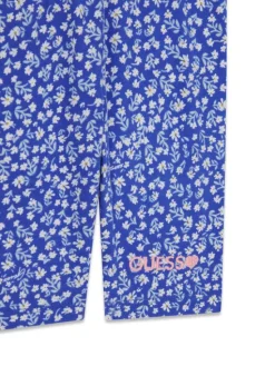Guess Komplet t-shirt i legginsy A6GG03 K6YW4 Niebieski Regular Fit