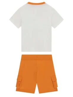 Guess Komplet t-shirt i spodenki N6GG02 K8HM4 Kolorowy Regular Fit