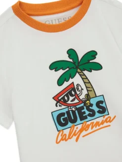 Guess Komplet t-shirt i spodenki N6GG02 K8HM4 Kolorowy Regular Fit