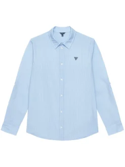 Guess Koszula L6RH02 WE5W0 Niebieski Regular Fit