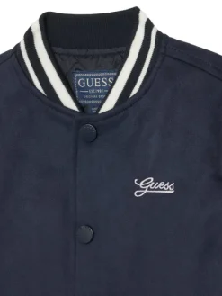 Guess Kurtka bomber L6RL01 WG970 Granatowy Regular Fit