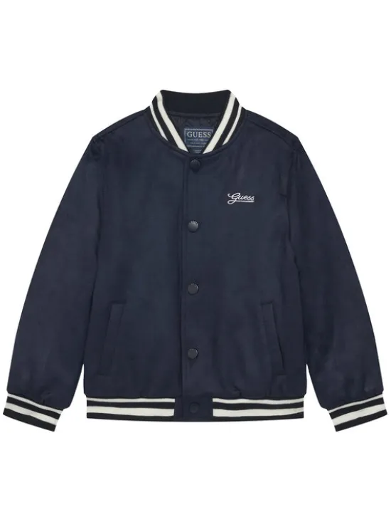 Guess Kurtka bomber L6RL01 WG970 Granatowy Regular Fit