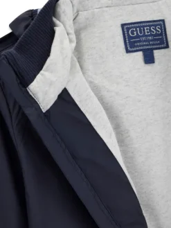 Guess Kurtka bomber L6RL01 WG970 Granatowy Regular Fit