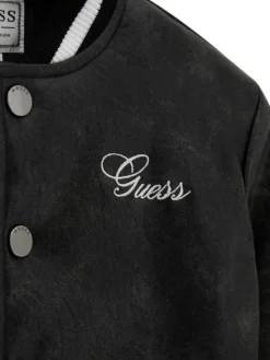 Guess Kurtka bomber N6YL04 W2663 Czarny Regular Fit