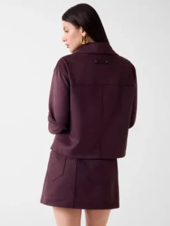 Guess Kurtka przejściowa 183553 Fioletowy Classic Fit