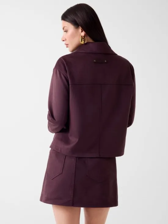 Guess Kurtka przejściowa 183553 Fioletowy Classic Fit