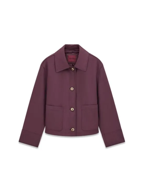 Guess Kurtka przejściowa 183553 Fioletowy Classic Fit