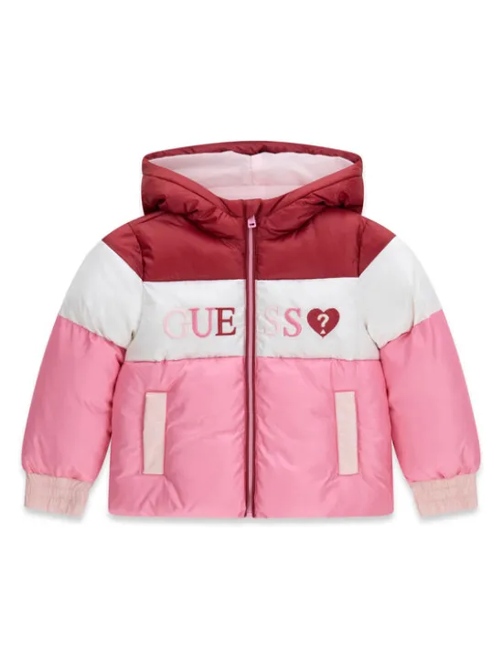 Guess Kurtka przejściowa K6YL01 W2576 Różowy Regular Fit