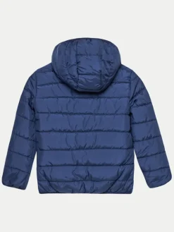 Guess Kurtka puchowa H4BJ10 WCFM0 Niebieski Regular Fit