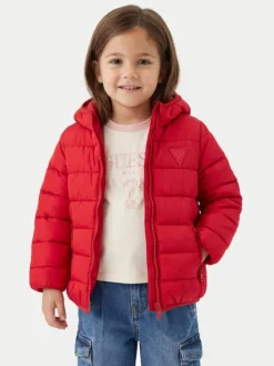 Guess Kurtka puchowa H4BT03 WCFM0 Czerwony Regular Fit