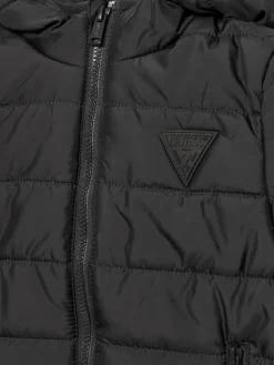 Guess Kurtka puchowa H4BT03 WCFM0 Czarny Regular Fit