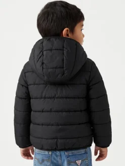 Guess Kurtka puchowa H4BT03 WCFM0 Czarny Regular Fit