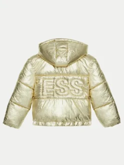 Guess Kurtka puchowa J4BL10 WEYO0 Złoty Regular Fit