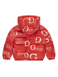 Guess Kurtka zimowa H6BL03 W4100 Czerwony Regular Fit