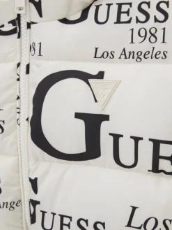 Guess Kurtka zimowa H6BL05 W4160 Kremowy Oversize