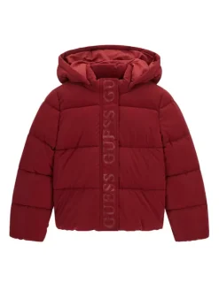 Guess Kurtka zimowa J6BL02 W3993 Czerwony ciemny Regular Fit