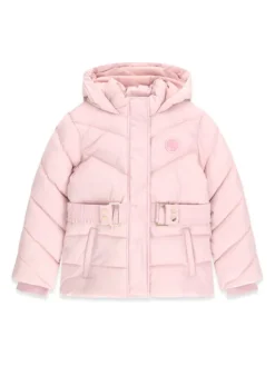 Guess Kurtka zimowa J6BL03 W3995 Różowy jasny Regular Fit