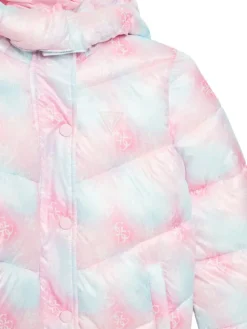 Guess Kurtka zimowa J5YL02 WEGY0 Różowy Regular Fit