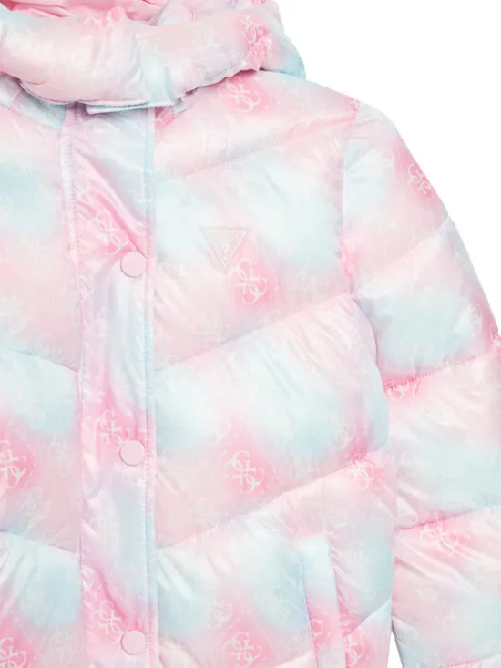 Guess Kurtka zimowa J5YL02 WEGY0 Różowy Regular Fit
