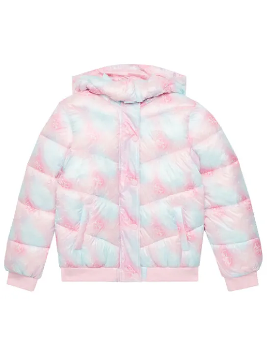 Guess Kurtka zimowa J5YL02 WEGY0 Różowy Regular Fit