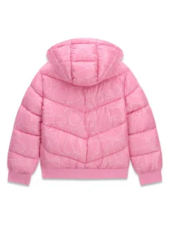 Guess Kurtka zimowa J6YL01 W2607 Różowy Regular Fit