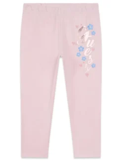 Guess Legginsy K6RB04 J1314 Różowy Slim Fit